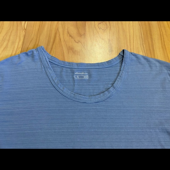 Women’s Eddie Bauer Blue Travex Raglan Short Sleeve Shirt M - Picture 5 of 10